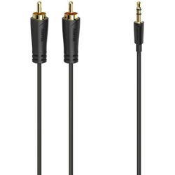 Hama Audiocable 3.5mm PLUG-2 Cinch-Plug Stereo Gold Plate... 