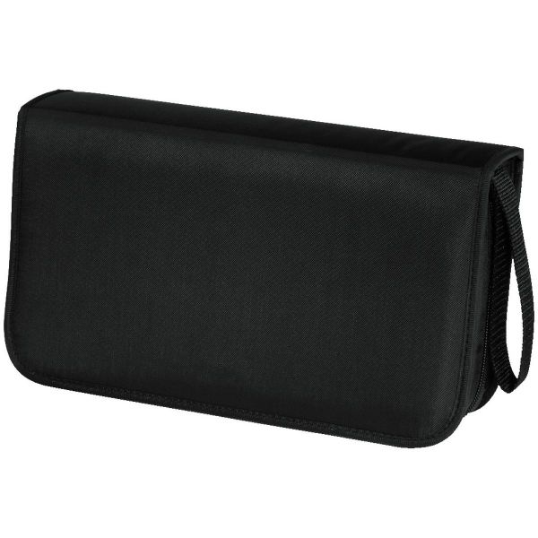 Hama Cd Wallet Nylon 80, Zwart