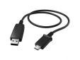 Oplaad-/gegevenskabel, micro-USB, 0,6 m, zwart