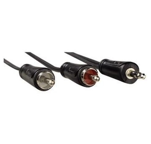 Audiokabel 3,5 jack - 2 cinch stero 5m 1 ster  Hama