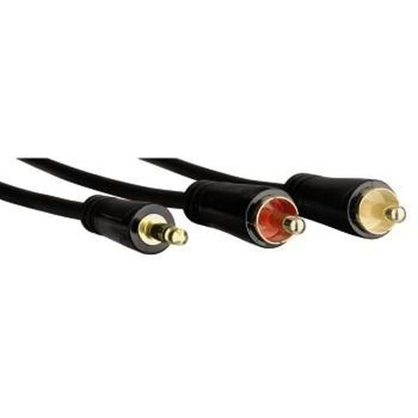 Hama Audiokabel jack 3.5 mm - 2 cinch, 3.0m 3ster