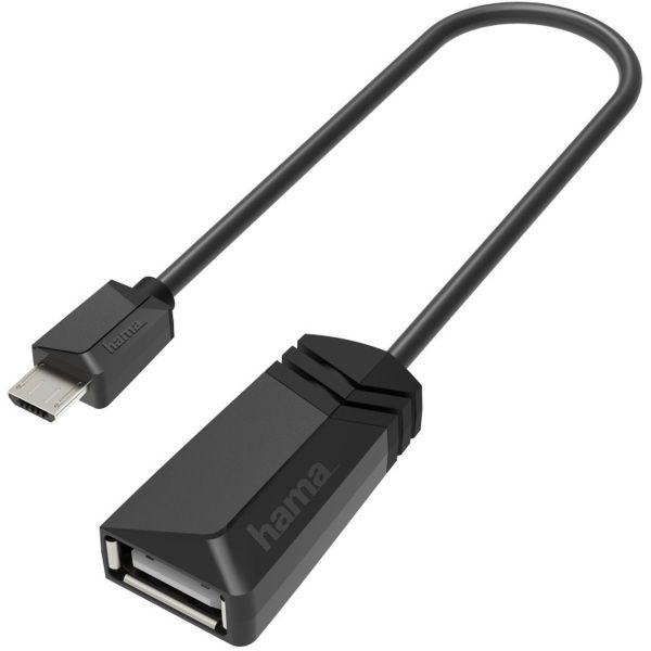 Hama USB-OTG-Adapter Micro-USB-Plug - USB 2.0 480 MBIT/s