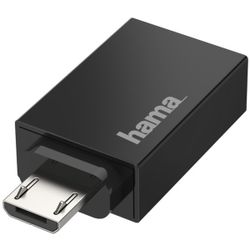 Hama Micro-USB-OTG-Adapter To USB-A USB 2.0 480 Mbps