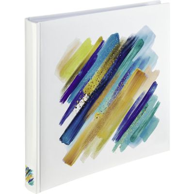 Album XL Brushstroke 30x30cm 80 White Pages Blue 