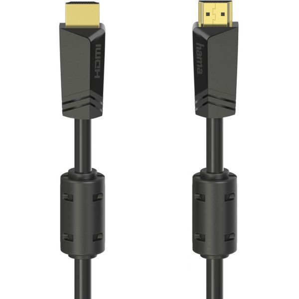 Hama High Speed HDMI Cable Connector Connectr 4K Gold Pla...