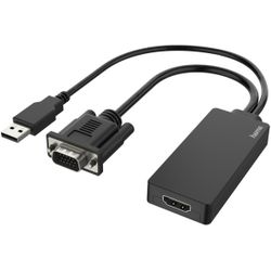 Hama VGA + USB Plug - HDMI-Connection FullHD 1080p