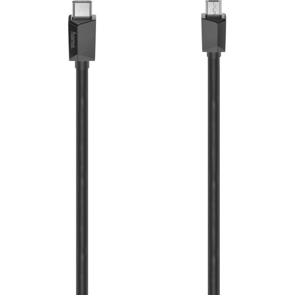 Hama USB-C-Cable USB-C - Micro-USB USB 2.0 480 MBIT/s 0.75m