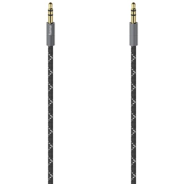 Hama Audio Cable 3.5mm Jack - 3.5mm Jack Stereo Metal 1.5m