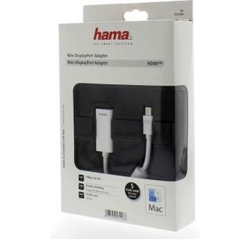 Adaptateur Adaptateur Mini DisplayPort pour HDMI™ Full  Hama