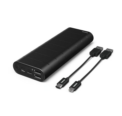 Joy PRO Powerbank 15600mAh, zwart      Hama