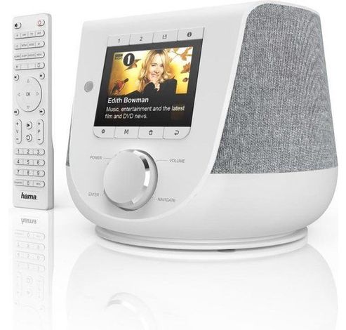 Radio numérique DIR3200SBT FM/DAB/DAB+/Radio Internet/Application/Bluetooth Blanc  Hama