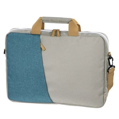 Florence Laptoptas tot 44cm 17,3inch petrol/Grijs                       Hama