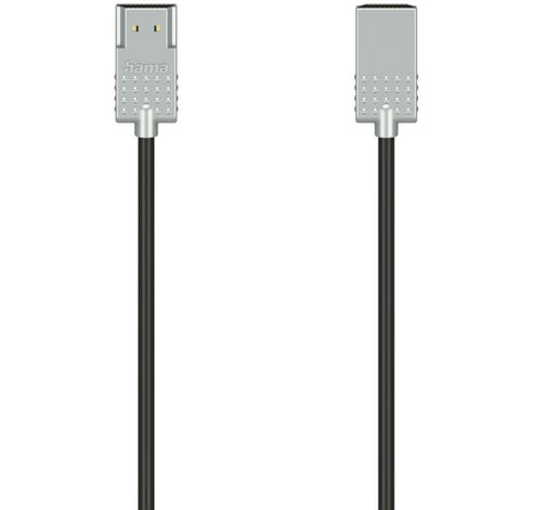 High-Speed HDMI-Cable Ultra-Slim 4K Conn - CONN. Eth...  Hama