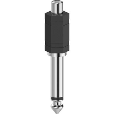 Audio-Adapter Cinch-Coupling - 6.3-mm-Jack Mono 