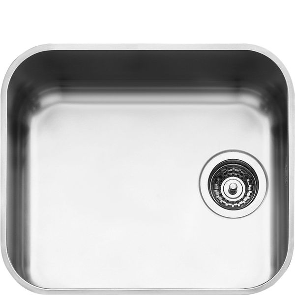 Smeg Spoelbak onderbouw - 45 cm - inox