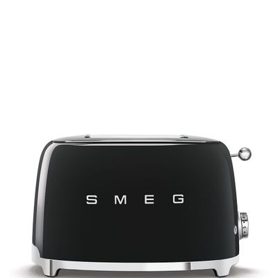 Grille-pain 2 tranches 2 fentes Noir Smeg