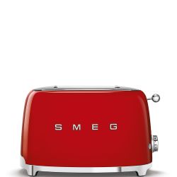 Smeg Broodrooster 2 sleuven 2 sneden Rood 