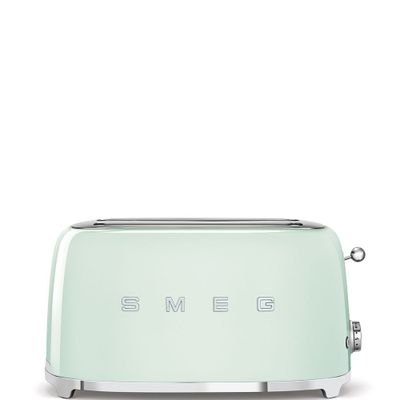 Grille-pain 4 tranches 2 fentes Vert d'eau  Smeg