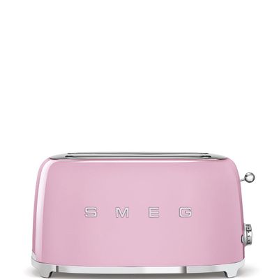 Grille-pain 4 tranches 2 fentes Rose  Smeg