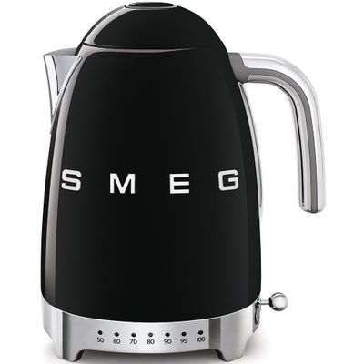 Waterkoker Regelbare temperatuur 1,7L zwart Smeg