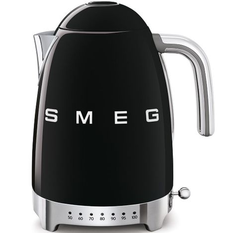 Bouilloire avec réglage de température 1,7L noir  Smeg