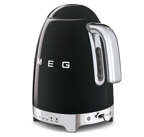 Bouilloire avec réglage de température 1,7L noir  Smeg