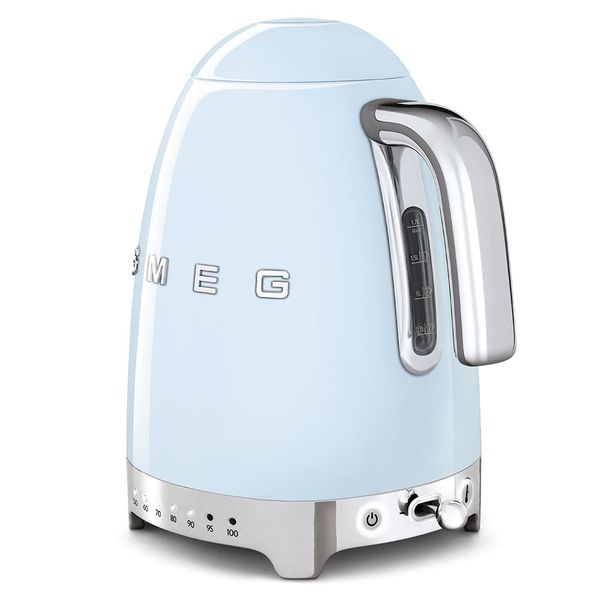 Smeg Waterkoker regelbare temperatuur 1,7L pastelblauw