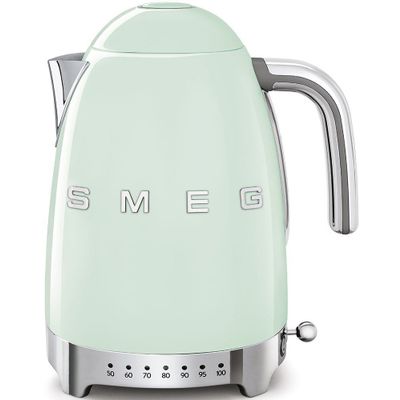 Waterkoker regelbare temperatuur 1,7L Pastelgroen Smeg