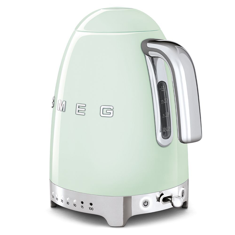 Smeg Waterkoker Waterkoker regelbare temperatuur 1,7L Pastelgroen