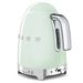 Smeg Waterkoker regelbare temperatuur 1,7L Pastelgroen