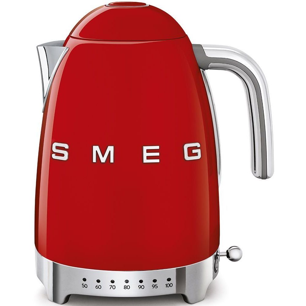 Smeg Waterkoker Waterkoker regelbare temperatuur 1,7L rood