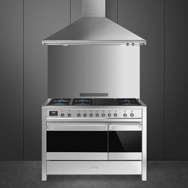 Classici Fornuis Gas A3-81 120x60x90cm Inox Smeg