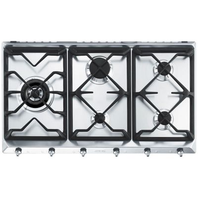 Classici kookplaat gas 90cm SE97GXBE5  Smeg