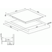 Universeel kookplaat inductie 60cm SI1M7643B 