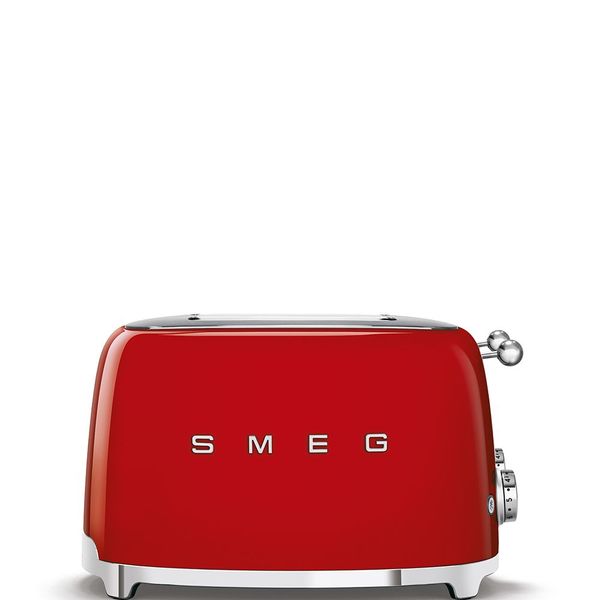 Smeg Broodrooster 4 sleuven 4 sneden Rood