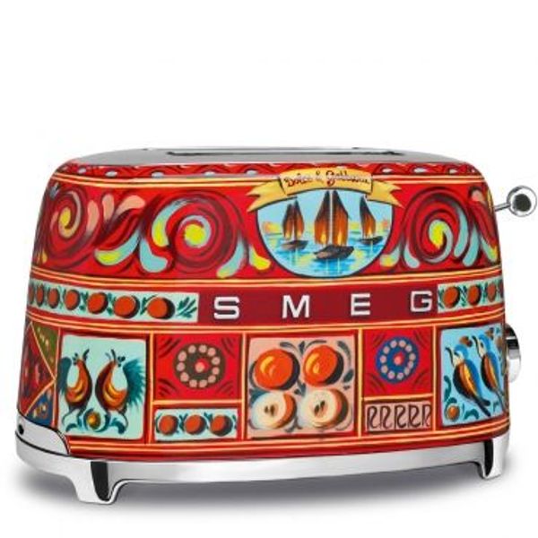 Smeg Sicily is my love Broodrooster 2 sleuven 2 sneden Dolce&Gabbana