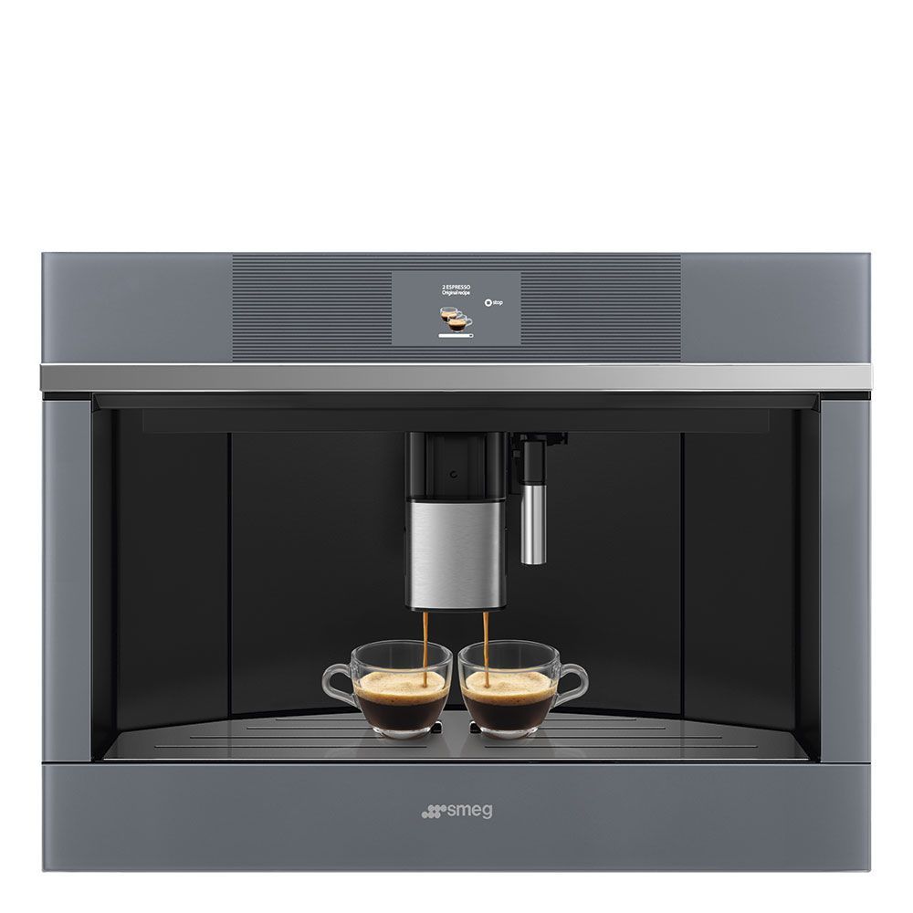 Smeg Espressomachine inbouw Linea Automatische koffiemachine CMS4104S Zilver