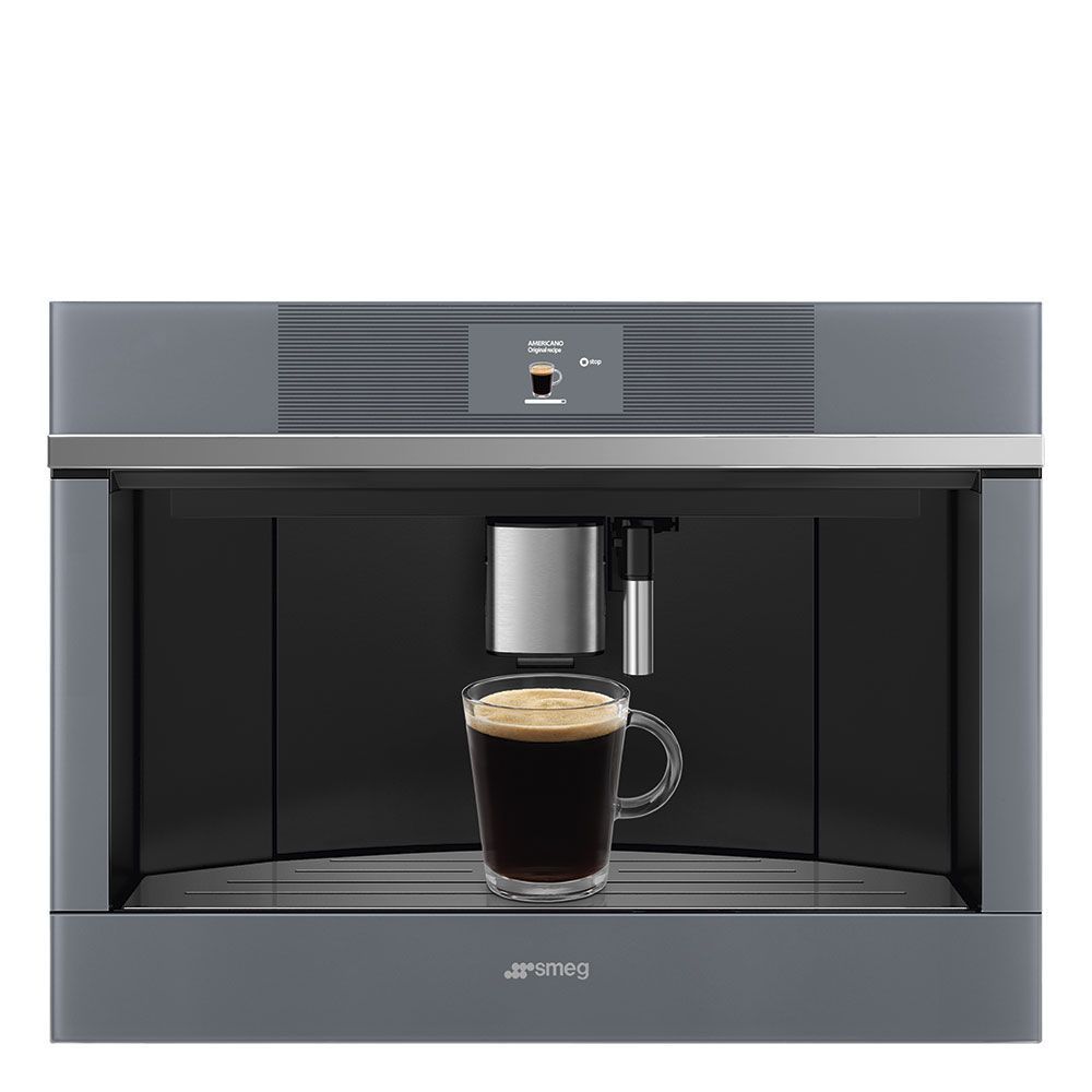 Smeg Espressomachine inbouw Linea Automatische koffiemachine CMS4104S Zilver