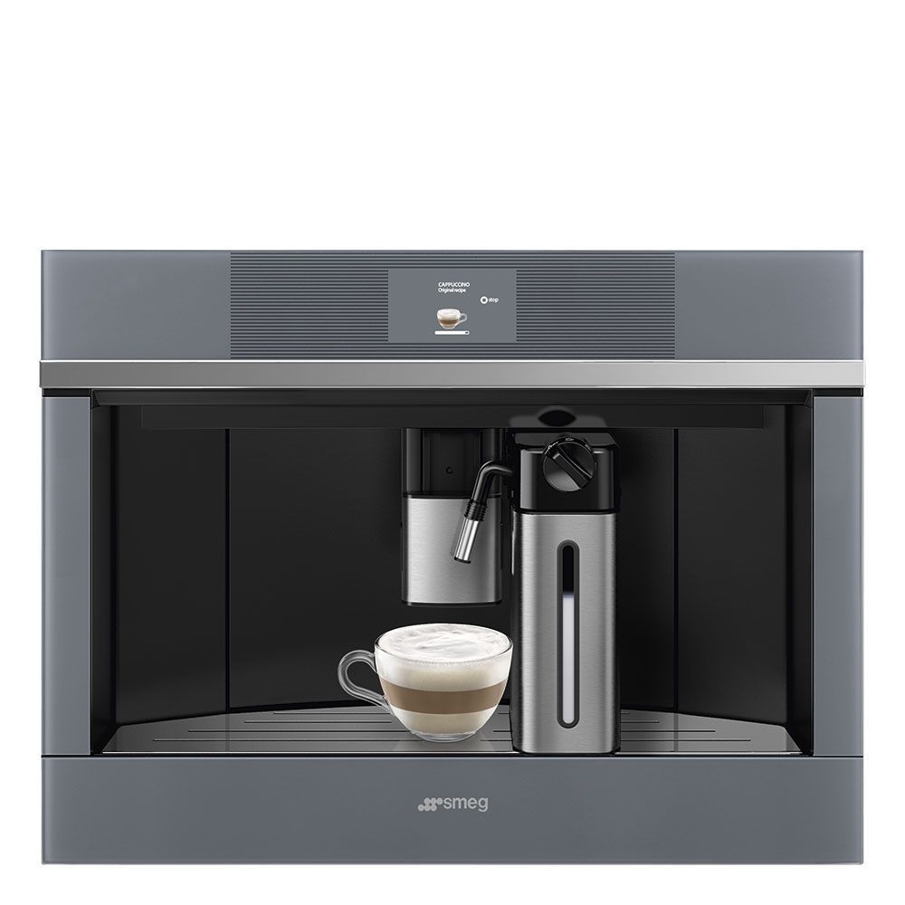 Smeg Espressomachine inbouw Linea Automatische koffiemachine CMS4104S Zilver