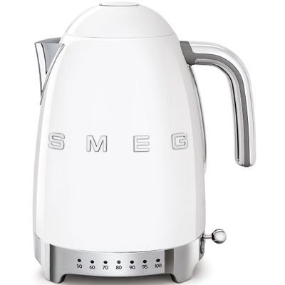 Waterkoker regelbare temperatuur 1,7L Wit  Smeg