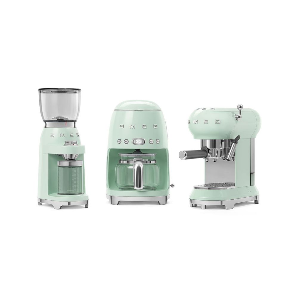 Smeg Koffiemachine Koffiezetapparaat Pastelgroen