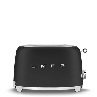 Grille-pain 2  tranches 2 fentes Noir mat Smeg