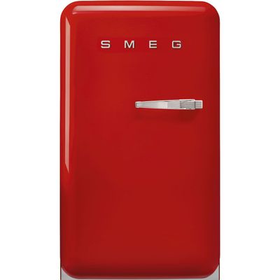 Jaren '50 Koelkast Home Bar 130L hoogte 96cm scharnieren links rood Smeg