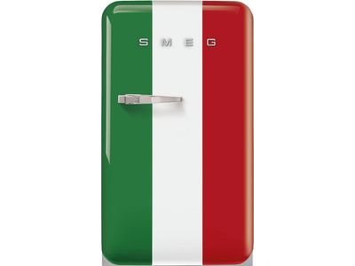 50's Style Koelkast Home Bar FAB10HLCR5 130L Italiaanse vlag
