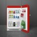 50's Style Koelkast Home Bar FAB10HLCR5 130L Rood 