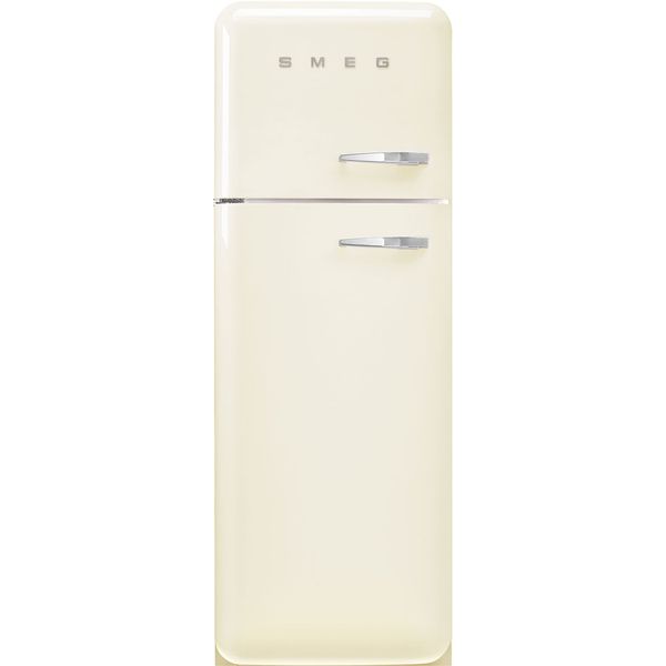 Smeg Jaren '50 Koelkast/diepvriezer 222L+72L D scharnieren links crème  