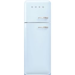 Smeg Jaren '50 Koelkast/diepvriezer 222L+72L scharnieren links pastelblauw  