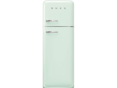 Jaren '50 Koelkast/diepvriezer 222L+72L scharnieren rechts pastelgroen 
