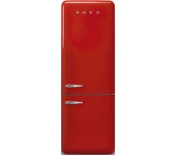 Jaren '50 Koelkast/diepvriezer 333L+128L scharnieren rechts rood Smeg