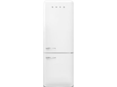 Jaren '50 Koelkast/diepvriezer 333L+128L scharnieren rechts wit